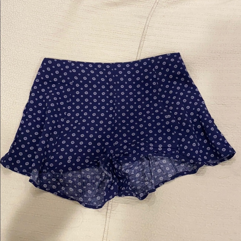 Flowy blue shorts